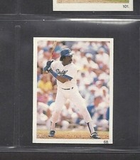 1990 Red Foley Baseball Sticker - #68 - Eddie Murray - Los Angeles Dodgers