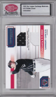 2002 Donruss Big League Challenge #26 Shawn Green BP Jsy-Pants SCD Untouched - Image 1 of 2