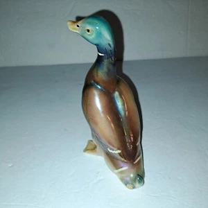 Eine Ente Made in Holland! Eine dekorative sehr hochglänzende Keramik Mallard Entenfigur - Bild 1 von 13