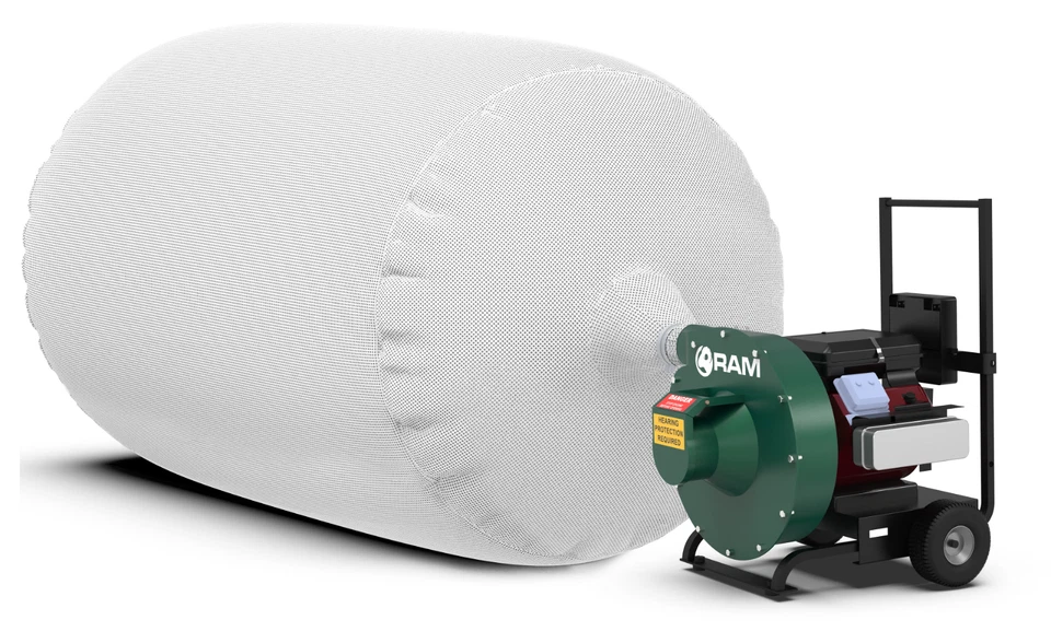 10 RAM HEAVY DUTY INSULATION VACUUM BAGS 6'x4' 350lb / 75CF