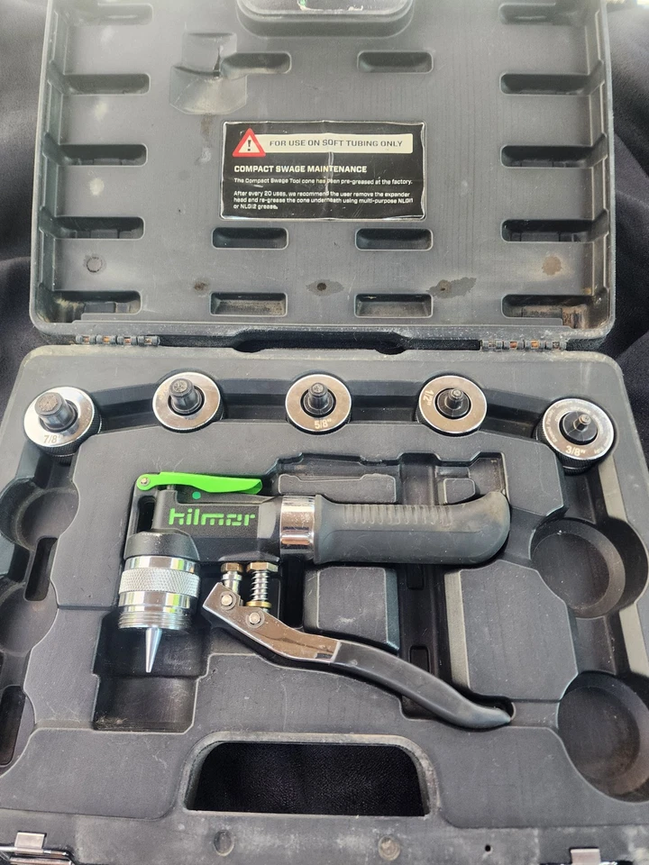 Kit de herramientas Hilmor Compact Swage 5 expansores 3/8", 1/2", 5/8", 3/4", 7/8" Foto 1 de 4