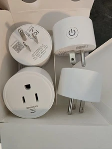 NEW IN BOX Eightfree 4 PCS Smart Plug 100V-240V WiFi Connection & Voice Control - Picture 1 of 10