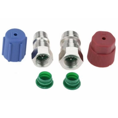 2PCS AC Conversion Adapters for Car R12 to R134a Retrofit with Rubber Seals - Image 1 of 4