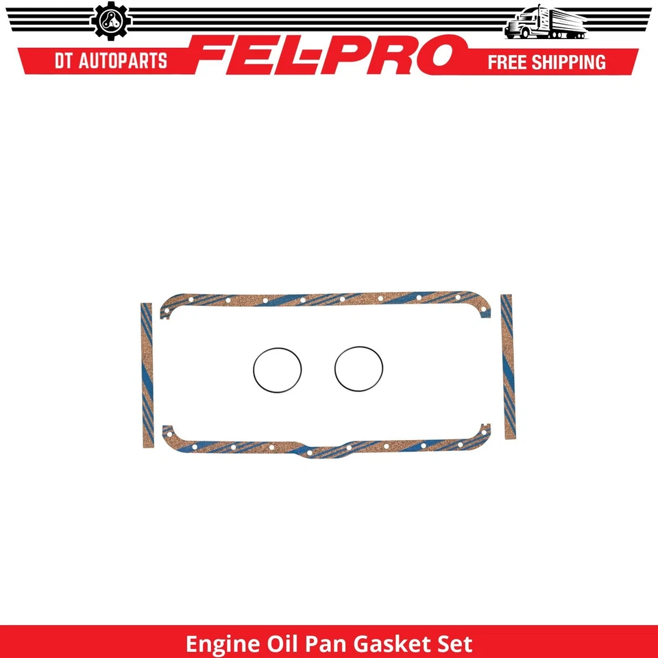 Juego de juntas de cárter de aceite de motor Fel-Pro 3,3 L L6 para camioneta Fargo FJ1 1940 Foto 1 de 1