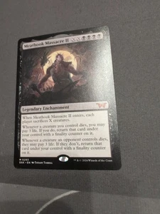 Meathook Massacre II (0108) - Duskmourn: House of Horror MTG Plus Bonus Card!!! - Picture 1 of 10
