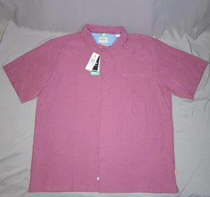 Quiksilver Waterman Shirt Mens 3XL Purple Centinela 4 Comfort Fit Tencel New NWT - Picture 1 of 22