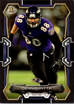 2015 Bowman Dennis Pitta #19 Baltimore Ravens Football Card - Image 1 of 2