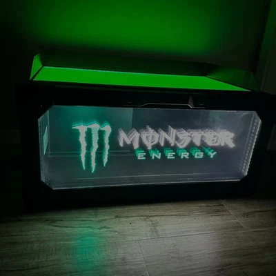 Monster Energy G Style1 Series Mini Fridge Cooler Open Box Like New Condition - Image 1 of 4