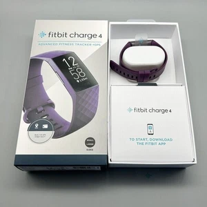 Fitbit Charge 4 Fitness & Activity Tracker Built-in GPS Heart Rate Sealed Purple - Picture 1 of 9