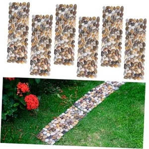 River Rocks Stepping Stones Pavers Outdoor for Garden Walkway, Pebbles - Picture 1 of 8