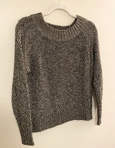 Chaps Damen Pullover Strick Langarm Grau Pulli - Bild 1 von 9