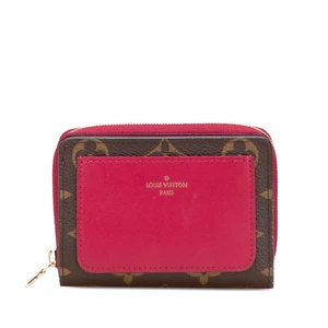 LOUIS VUITTON Monogram Portefeuille Lou Bifold Wallet M82377 Women 【Used】 - Picture 1 of 10
