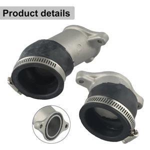 2pcs Motorcycle Carburetors Intake Manifold CX500 1978 1982 Aluminum Material - Picture 1 of 12