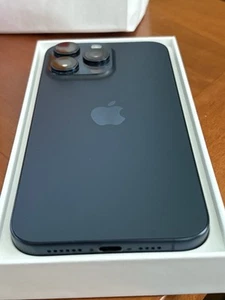 Apple iPhone 15 Pro Max - 256 GB - Blue Titanium (AT&T) Amazing Condition - Picture 1 of 8