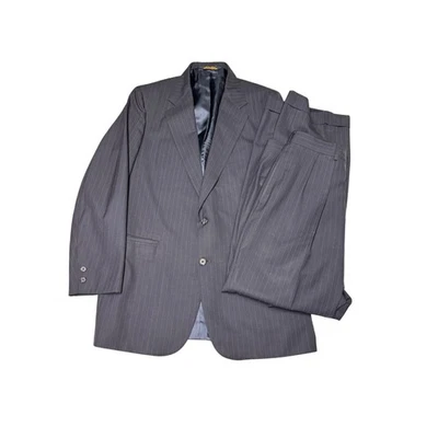 Brooks Brothers Men's Pinstripe Wool Suit Size 40 32x31  Made in USA - Image 1 of 4