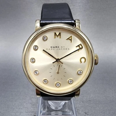 Женские часы Marc By Marc Jacobs Baker 36 мм золотой циферблат золотистый круглый новый аккумулятор - Изображение 1 из 4