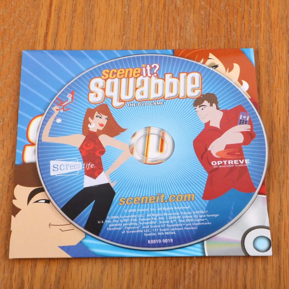 Scene It Squabble Board Game Replacement DVD Disc Only - Image 1 of 4