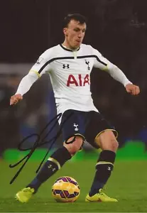 TOTTENHAM: VLAD CHIRICHES SIGNED 6x4 ACTION PHOTO+COA - Picture 1 of 1