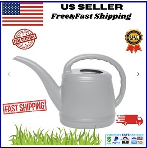 New ListingNew Expert Gardener 56oz Gray Resin Watering Can Plant Waterer Indoor Outdoor Us