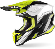 Airoh Twist 2.0 Motocross Helmet Shaken Gloss Yellow White Black