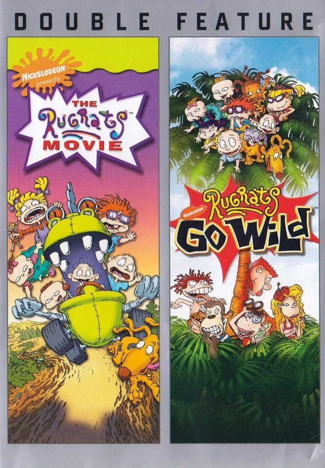 The Rugrats Movie Rugrats Go Wild Double Feature Nickelodeon DVD New Free Ship Foto 1 de 1