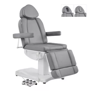 Full Electrical 3 Motor Medical Aesthetic Bed Facial Beauty Podiatry Chair INK - Picture 1 of 15