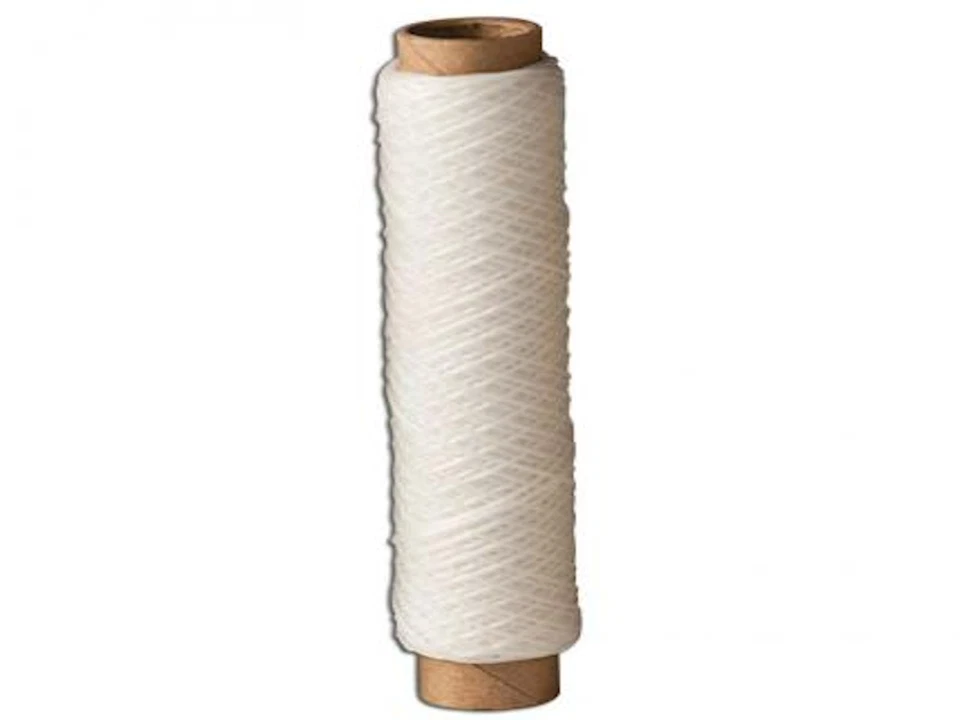 Waxed Thread 138 Fine 25 Yards (22.9 m) White 1206-03 by Tandy Leather - Image 1 of 1