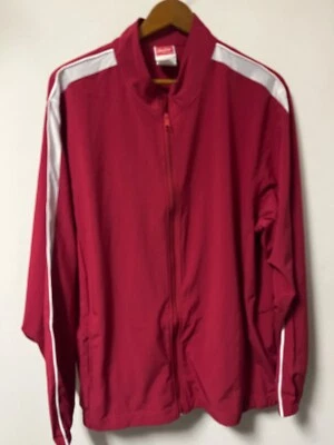 Chaqueta de béisbol cortavientos Rawlings cremallera completa L/S talla XL roja Foto 1 de 4