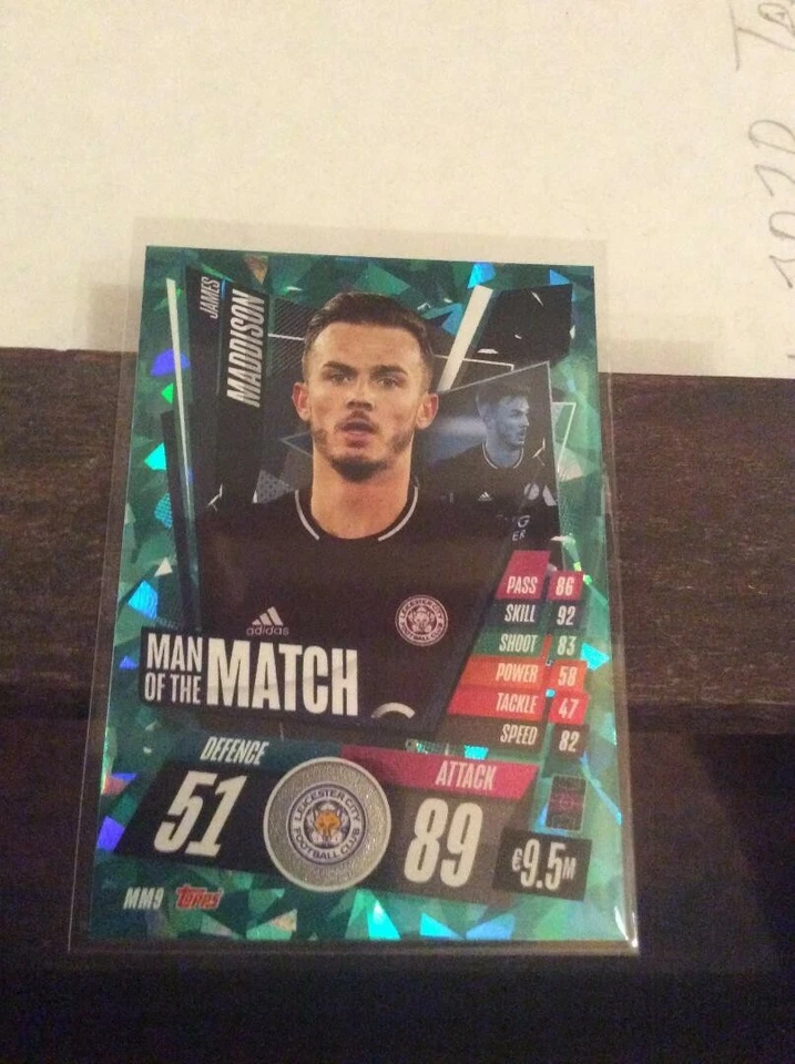 Topps Match Attax Champions League 2020/2021 James Maddison Man of the Match  - Image 1 of 1
