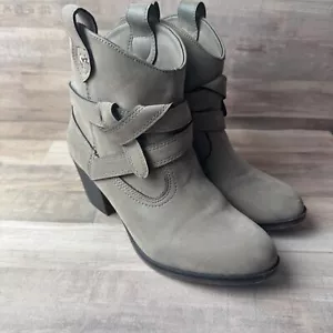 Rocket Dog Women's 8.5 Gray Ankle Classic Cowboy Pull On Boots - Picture 1 of 8