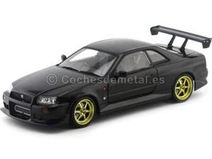 Mini Car Greenlight 1/18 Nissan R34 Skyline GT-R 1999 Black Japan - Picture 1 of 9
