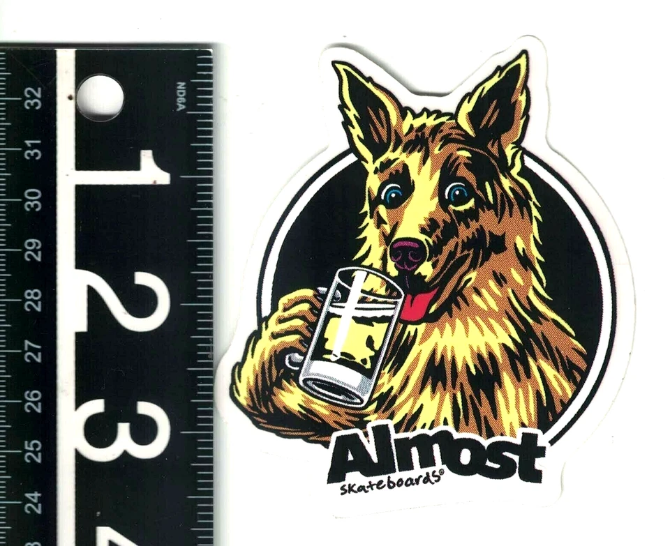 Almost Skateboards Brew Sticker 3.25 in x 3.6 in Skate Decal - Image 1 of 1