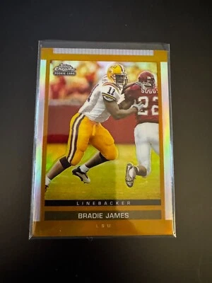 2003 Topps Draft Picks & Prospects Bradie James RC Chrome Gold Refractor #154 - Image 1 of 2