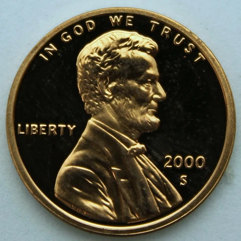 2000-S Proof Lincoln Cent Cover