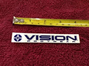 VISION Street Wear Footwear Sticker Shoes Skate Vintage NOS - Picture 1 of 1