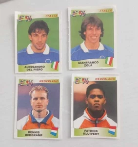 FIGURINE PANINI EURO 96 BUONE CONDIZIONI CON VELINA DEL PIERO ZOLA KLUIVERT 249 - Foto 1 di 8