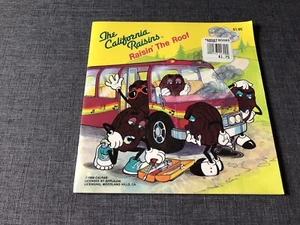 THE CALIFORNIA RAISINS Raisin' The Roof 1988 VINTAGE BOOK Paperback APPLAUSE - Picture 1 of 4