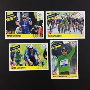 2021 Mark Cavendish Lot of 4 Panini Tour De France Stickers - Picture 1 of 3