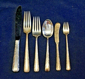 CANDLELIGHT BY TOWLE STERLING FLATWARE SET FOR 8 BY 6 total 48 PIECES - Picture 1 of 1