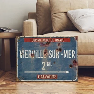 Vintage Style WW2 Normandy D-Day Band Of Brothers War Sign - Picture 1 of 4