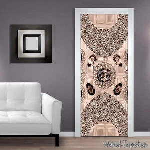 Papel pintado para puerta autoadhesivo mural puerta póster diamante joyería extravagante 1439 - Imagen 1 de 2