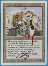 Juggernaut Revised PLD Uncommon Artist Signed Altered CARD (sa4990) ABUGames