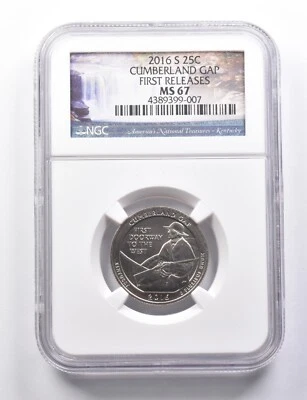 MS67 2016-S Washington Quarter Cumberland Gap First Releases NGC *5754 - Image 1 of 3