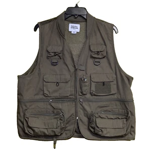 Field & Stream Fishing Vest Men's XL Green OutdoorUtility Hunting Full Zip Up - Picture 1 of 5
