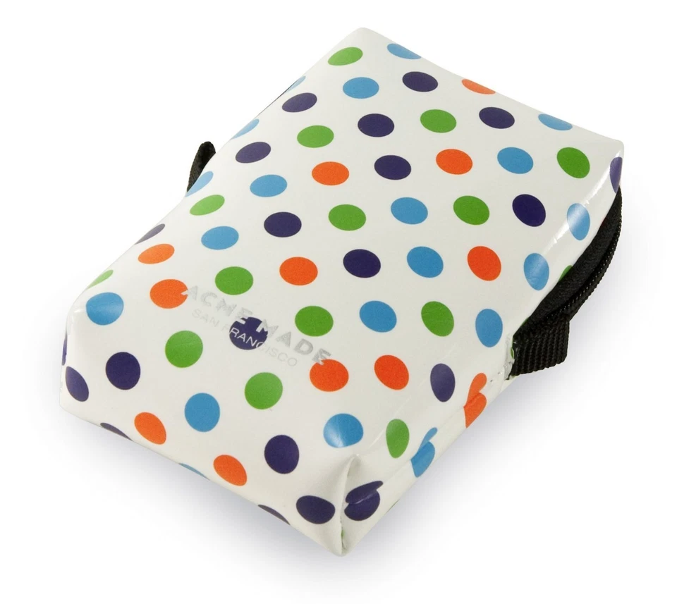 NEW Acme Made AM00857 Smart Little Pouch for Camera Multi Polka Dots - Image 1 of 1
