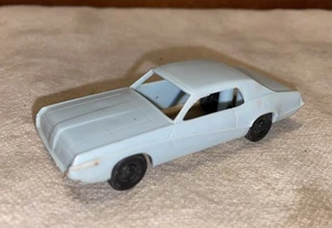 VINTAGE JVZ CO. POST CEREAL PREMIUM MERCURY COUGAR 3" BLAU KUNSTSTOFF SPIELZEUGAUTO - Bild 1 von 9