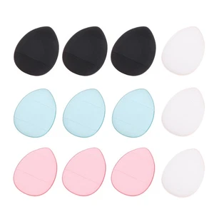 Almohadillas de maquillaje reutilizables de soplo de polvo húmedo y seco de 12 piezas triángulo pequeño de doble uso - Imagen 1 de 10
