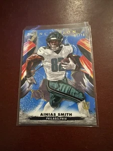 2024 Topps Inception Ainias Smith RC Blue 1/10 !! - Philadelphia Eagles - Picture 1 of 2