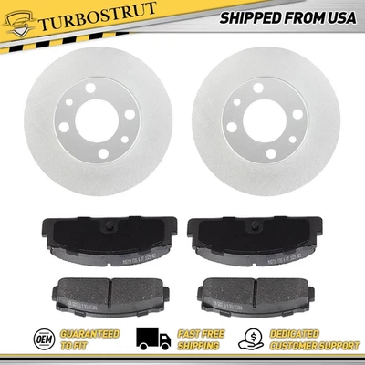 OE Rear Brake Rotors Brake Pads Kit For 1984-1989 Bertone X-1/9 - Image 1 of 4