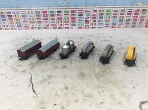 H0 Marklin 4500 / 4501 / 4550 / Postwar Era lot of 6 freight Cars - Picture 1 of 13